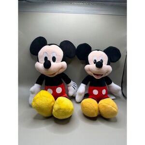 Disney Mickey Mouse Plush Toy Bundle - 10" &‎ 11" Stuffed Animals by Just Play